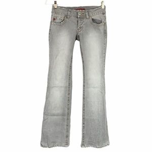 Y2k.   YMI Gray Low Rise Stretchy Bootcut Jeans -231